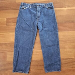 Vintage Levis Jeans 550 Orange Tab  Made In USA Mens 80s 90s 42×32 (Fits 38x28)